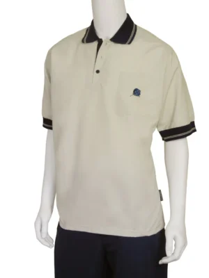 ADULTS ULTRA LIGHTWEIGHT POLO SHORT SLEEVE BONE