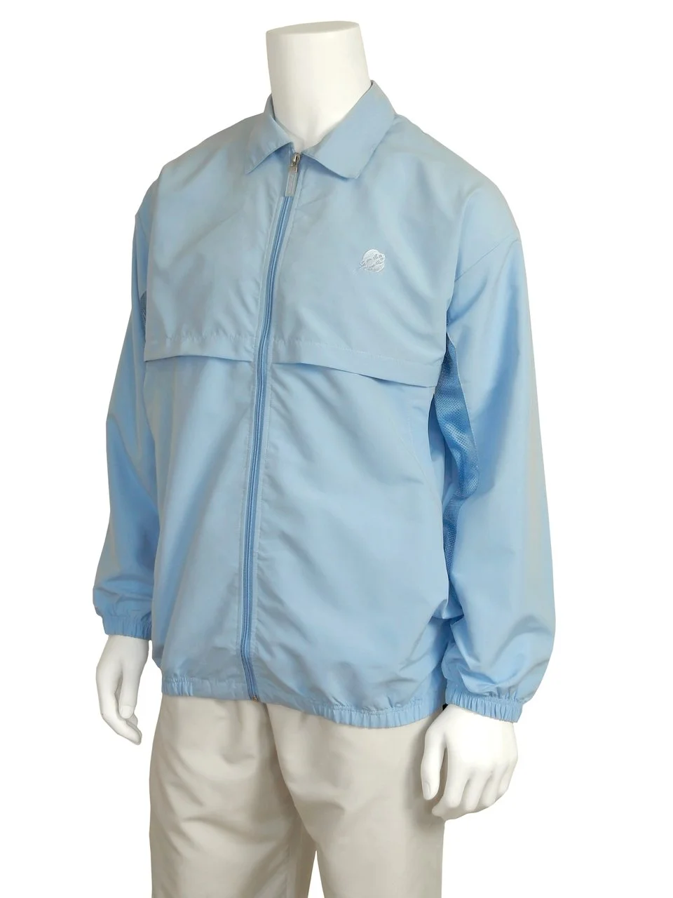 ADULTS ULTRA LIGHTWEIGHT JACKET WITH VENT ICE BLUE