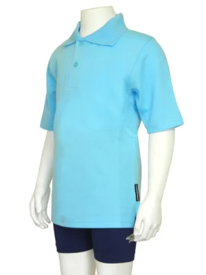 JUNIOR POLO SHIRT SHORT SLEEVE ICE BLUE
