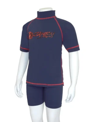 KIDS SURF SHIRT SHORT SLEEVE NAVY