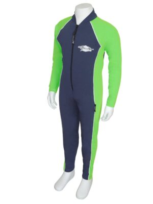 KIDS STINGER SUIT NAVY LIME