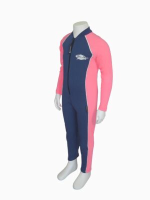 KIDS STINGER SUIT NAVY PINK