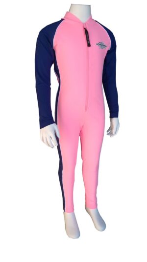 KIDS STINGER SUIT PINK NAVY