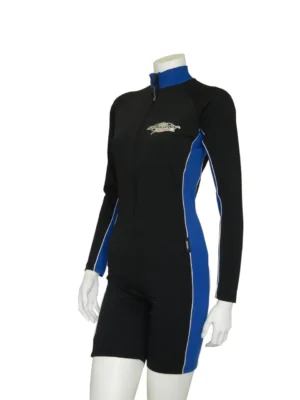 RAYSUIT LONG SLEEVE BLACK OCEAN BLUE