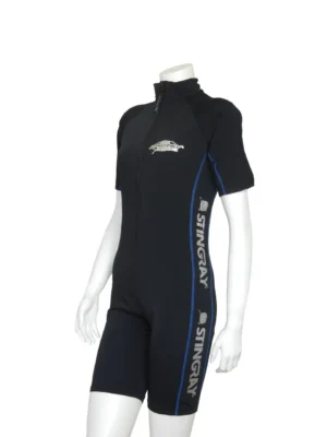 RAYSUIT SHORT SLEEVE SPORTS STYLE BLACK