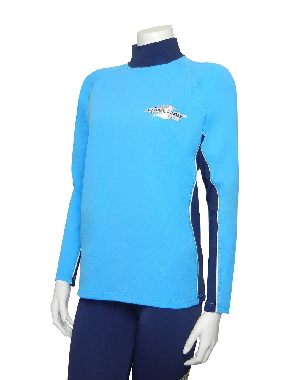 RASH SHIRT LONG SLEEVE AZURE NAVY