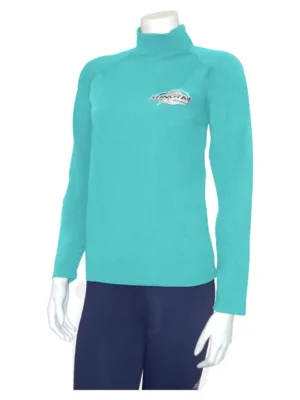 RASH SHIRT LONG SLEEVES AQUA .