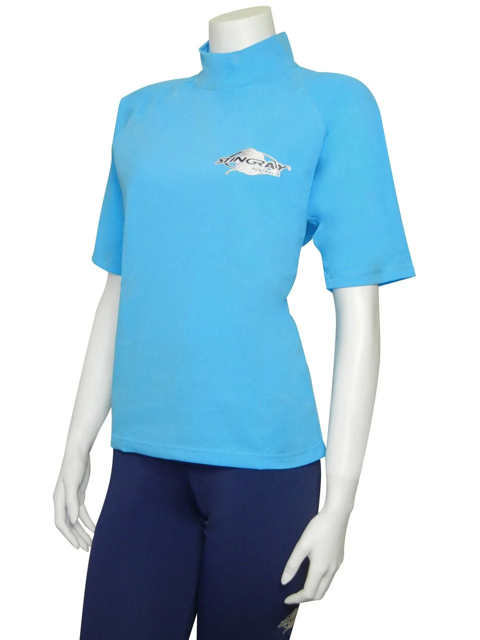 RASH SHIRT SHORT SLEEVE AZURE