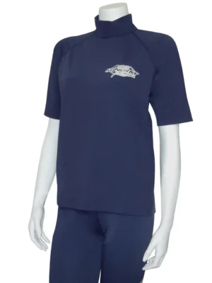RASH SHIRT SHORT SLEEVE NAVY