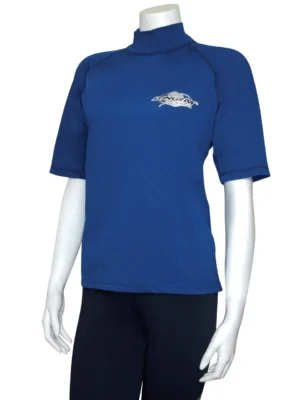 RASH SHIRT SHORT SLEEVE OCEAN BLUE