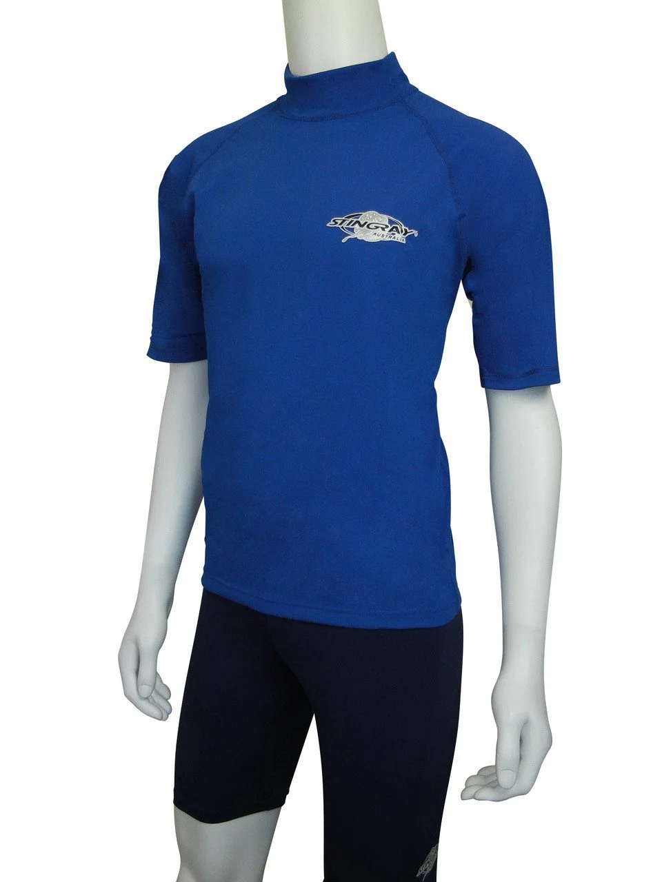 RASH SHIRT SHORT SLEEVE OCEAN BLUE - Image 2