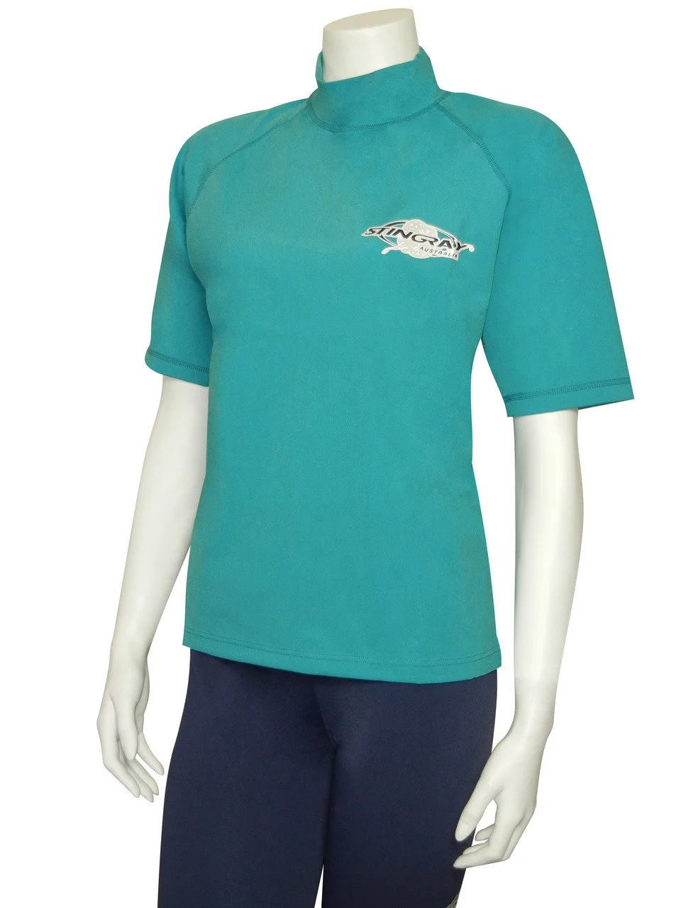 RASH SHIRT SHORT SLEEVE TOPAZ