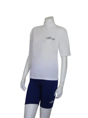 RASH SHIRT SHORT SLEEVE WHITE