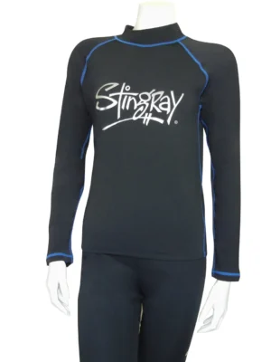 SURF SHIRT SPORTS STYLE LONG SLEEVE BLACK