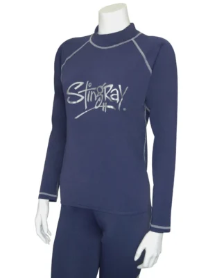 SURF SHIRT SPORTS STYLE LONG SLEEVE NAVY