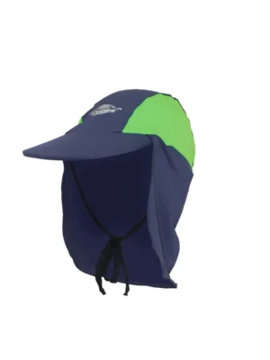 KIDS CAP NAVY LIME