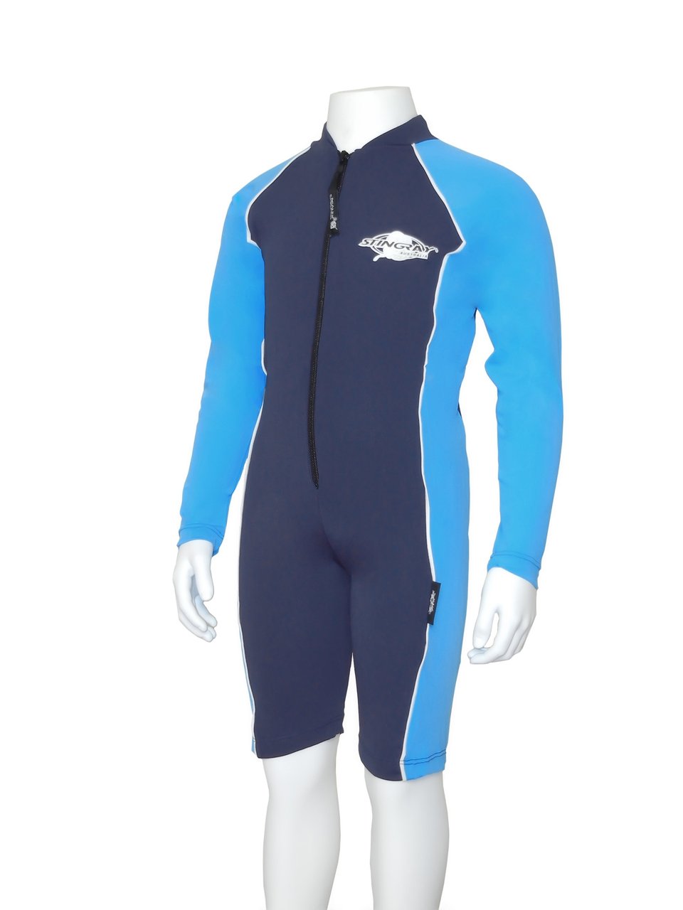 KIDS RAYSUIT LONG SLEEVE NAVY AZURE