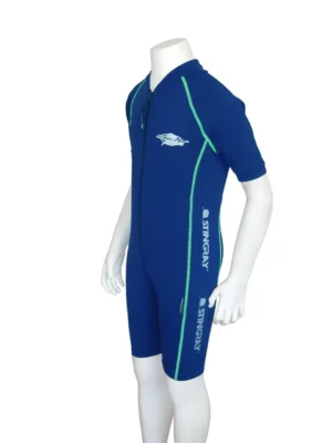 YOUTH RAYSUIT SHORT SLEEVE SPORTS STYLE NAVY