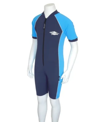 YOUTH RAYSUIT SHORT SLEEVE NAVY AZURE