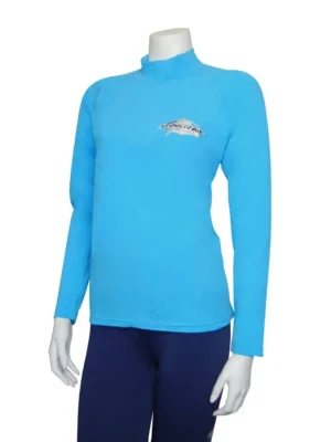 RASH SHIRT LONG SLEEVE AZURE