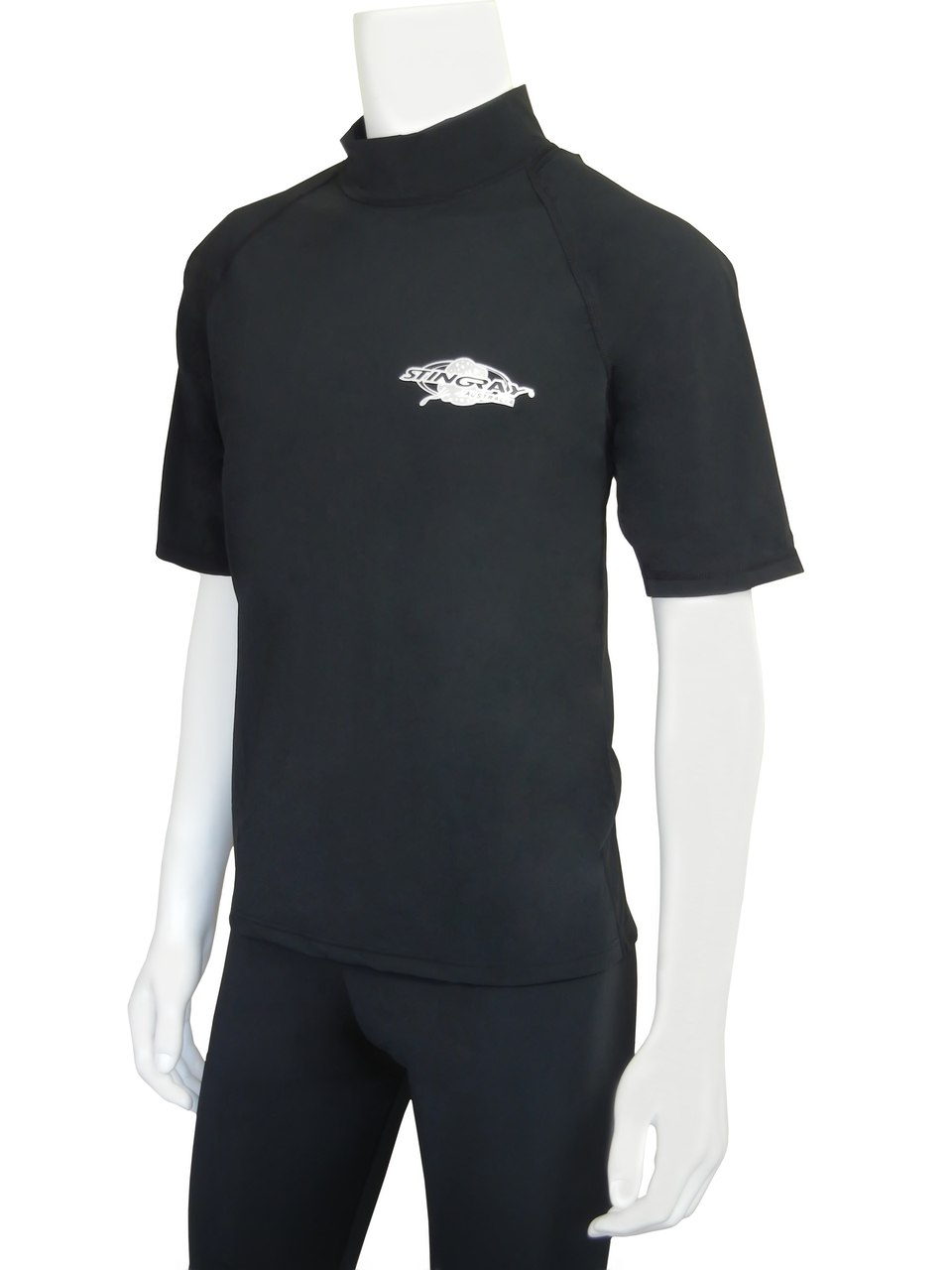 RASH SHIRT SHORT SLEEVE BLACK - Image 2